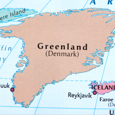 Cartina della Groenlandia