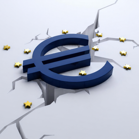 Immagine concettuale dell'euro
