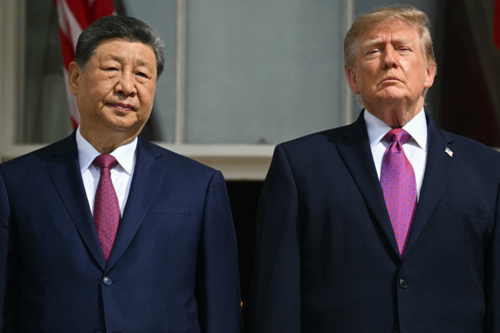 Xi Jinping e Donald Trump a Washington