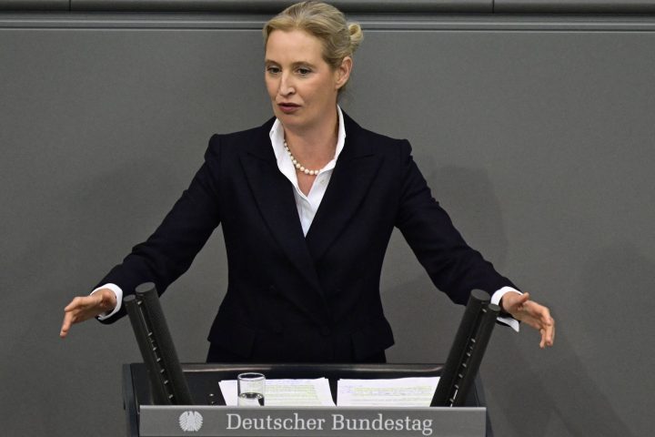 La leader di Alternative fur Deutschland, Alice Weidel