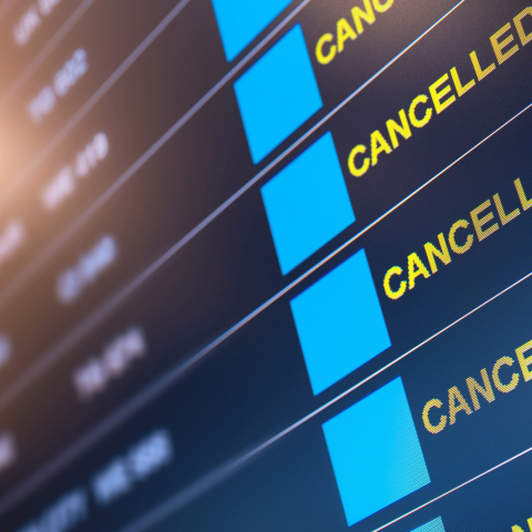 aeroporto voli cancellati