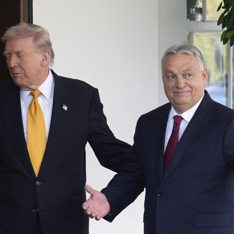 Donald Trump e Viktor Orbán insieme