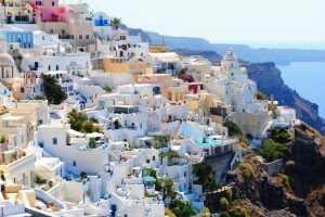 Santorini Turismo Canva