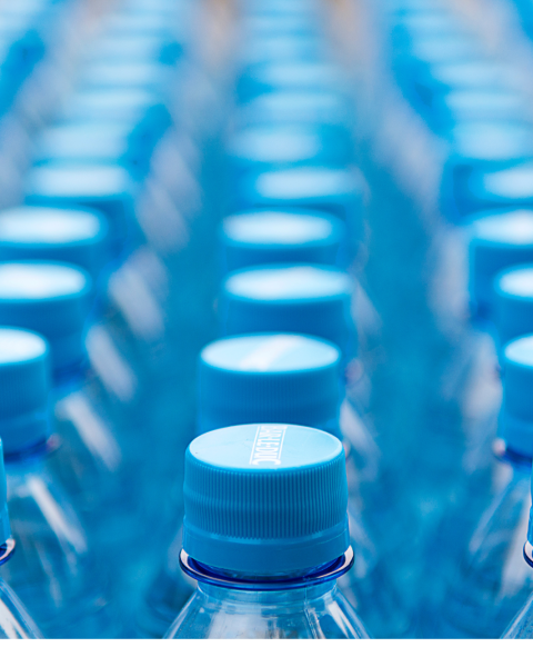 Bottiglie di plastica