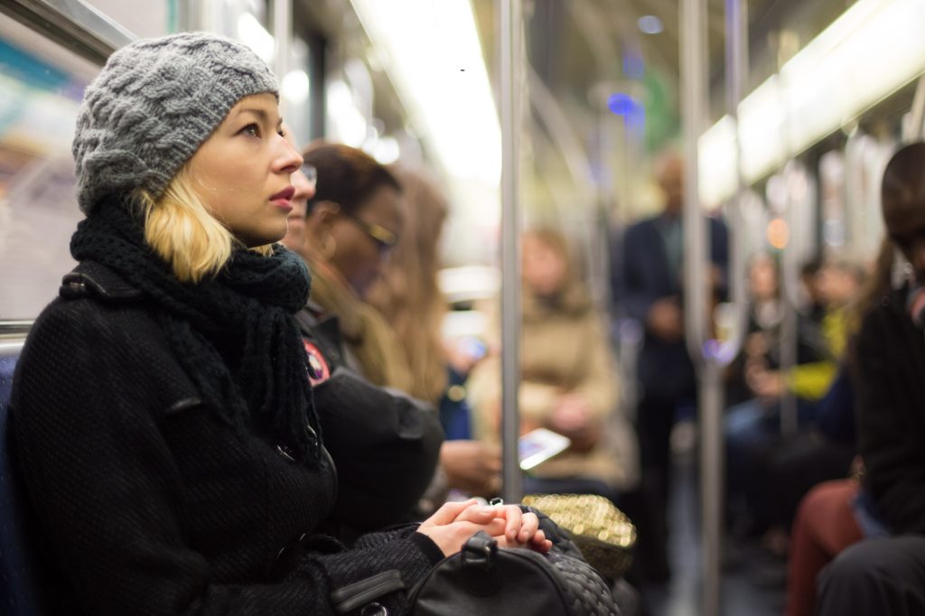 Ragazza Nella Metro