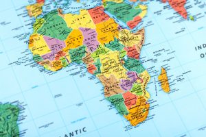 Africa Continente Mappa