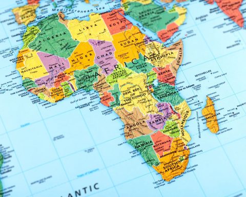 Africa Continente Mappa