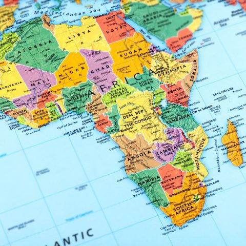 Africa Continente Mappa