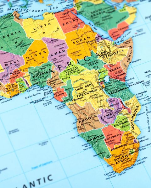 Africa Continente Mappa