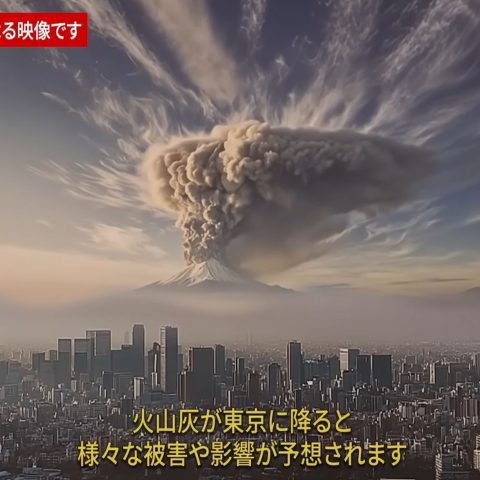 Monte Fuji Eruzione Ai Fi