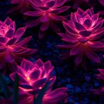 Piante Fosforescenti Canva Ai