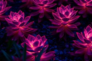 Piante Fosforescenti Canva Ai