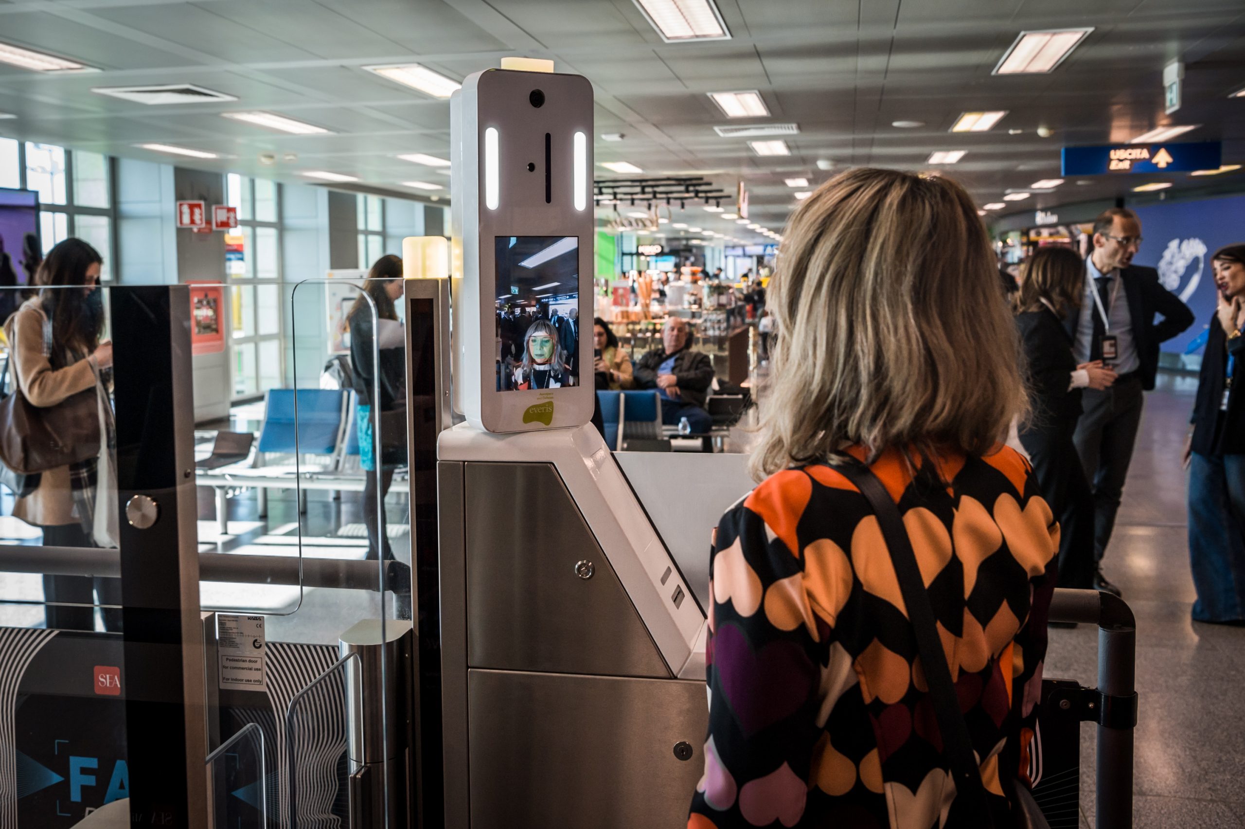 Aeroporto Di Linate I Primi Controlli Face Boarding Con Riconoscimento Facciale Biometrico