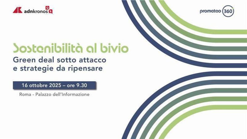 'sostenibilità Al Bivio', Il 16 Ottobre L'evento Adnkronos Q&a