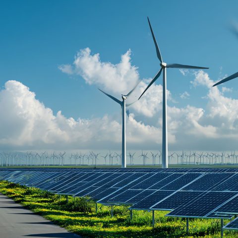 Solare Eolico Energia Carbone Canva