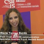 Salone Ccsr: Burdo (andriani), "con Felicia Food Trust Filiera Senza Segreti"