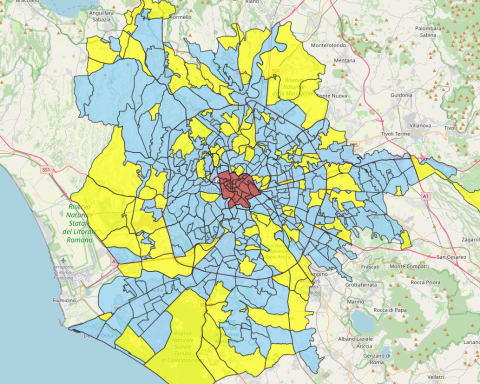 Roma Nuova Mappa Quartieri Sitocomune
