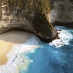 Vista aerea di Kelingking Beach (Ipa)