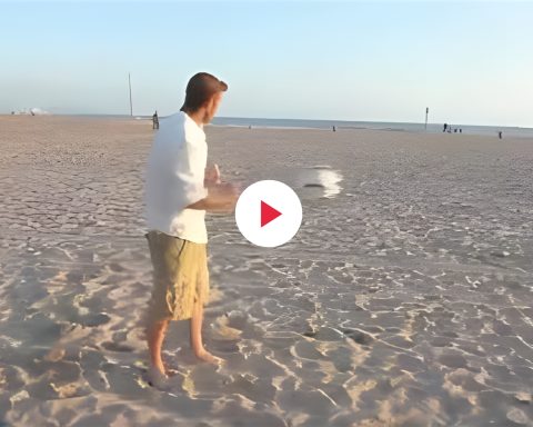 David Beckham video spiaggia fi