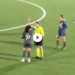 Insulti arbitro donna fi