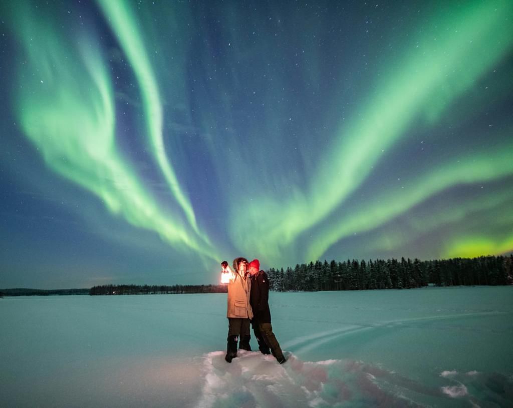 Aurora boreale foto Lorenzo Mirando