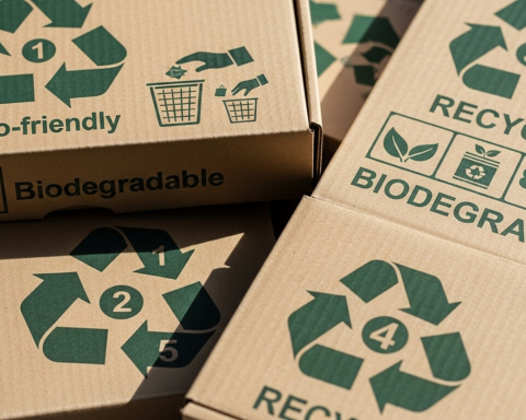 Etichetta imballaggi cartone