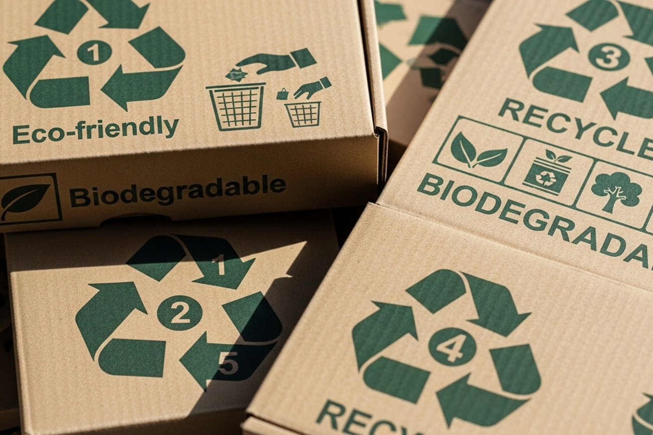 Etichetta imballaggi cartone