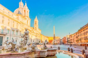 Piazza navona roma canva