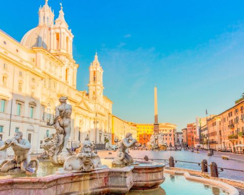 Piazza navona roma canva