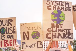 Manifestanti ambientalisti canva