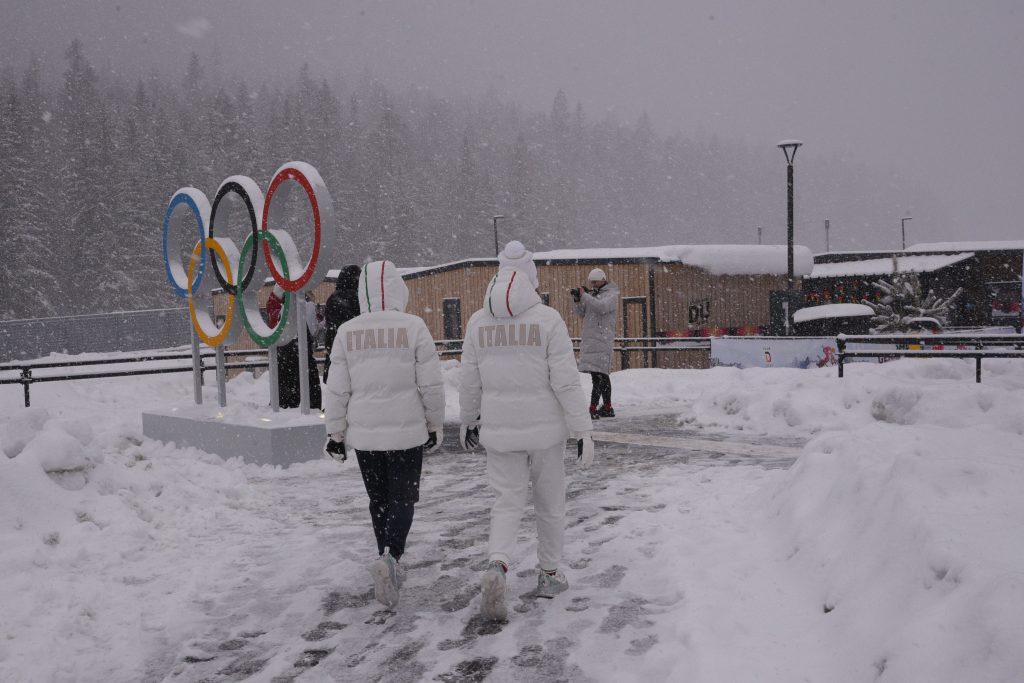 Olimpiadi Invernali Milano Cortina 2026 Villaggio Olimpico di Flames (Ipa/Fotogramma)