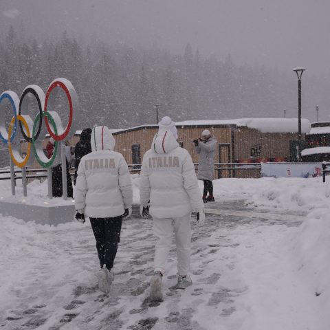 Olimpiadi Invernali Milano Cortina 2026 Villaggio Olimpico di Flames (Ipa/Fotogramma)