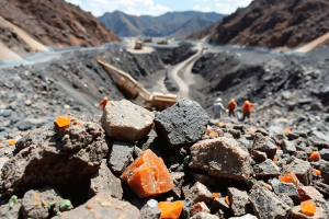 Metalli rari miniera canva