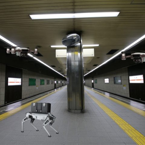 Cani robot droni metropolitana cina hefei editing canva