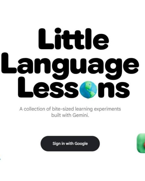 Little Language Lessons homepage