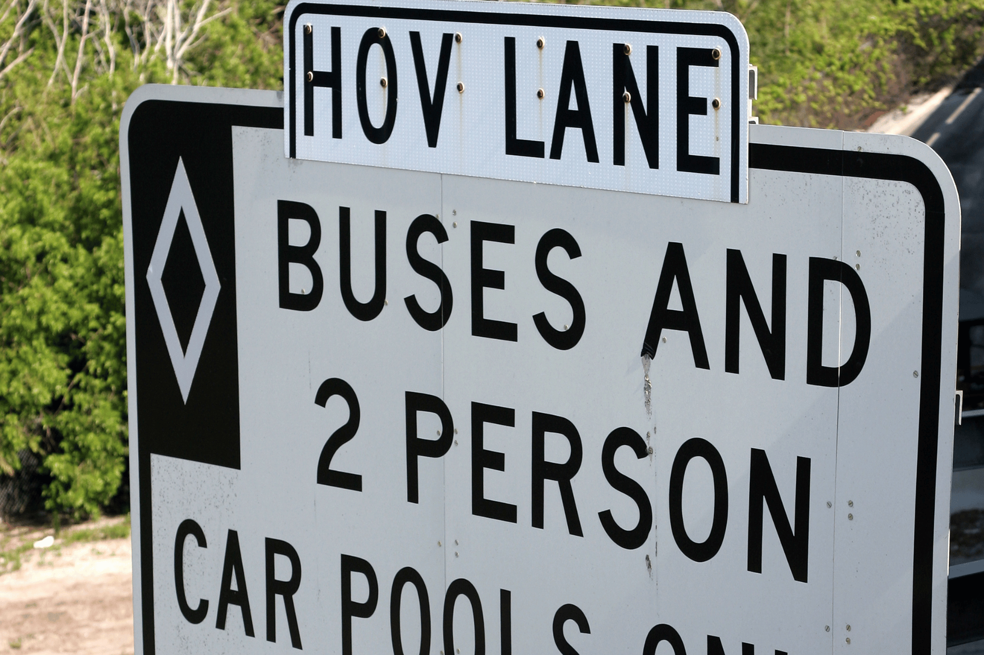 Hov segnale stradale rombo canva