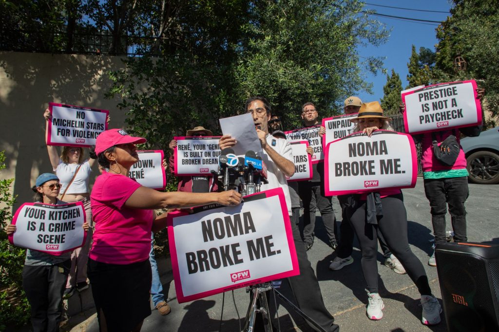 Proteste dipendenti noma afp