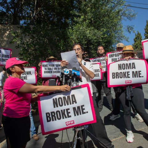 Proteste dipendenti noma afp