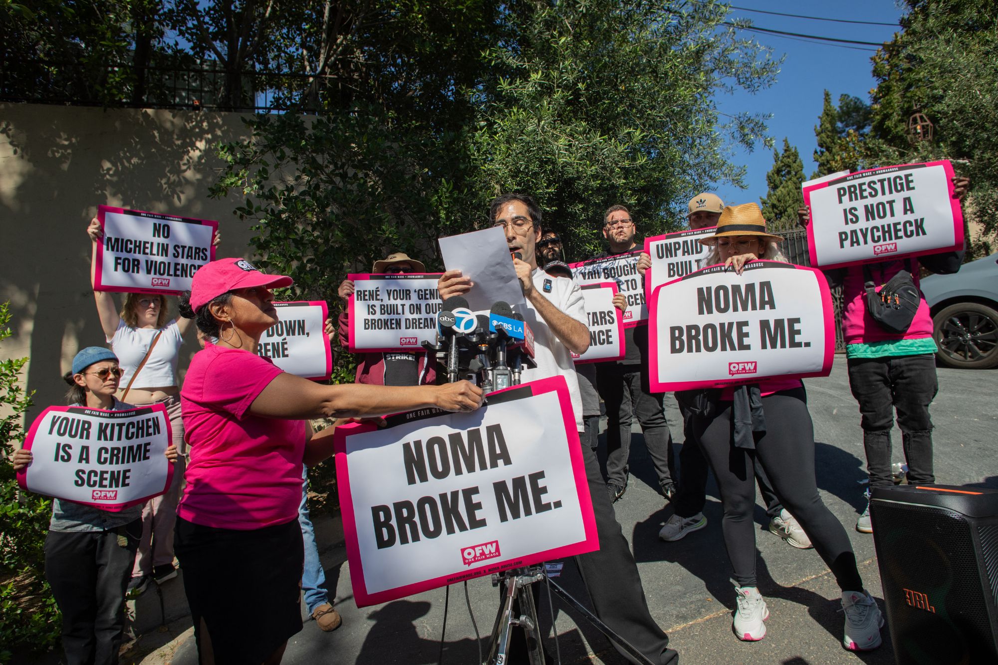 Proteste dipendenti noma afp