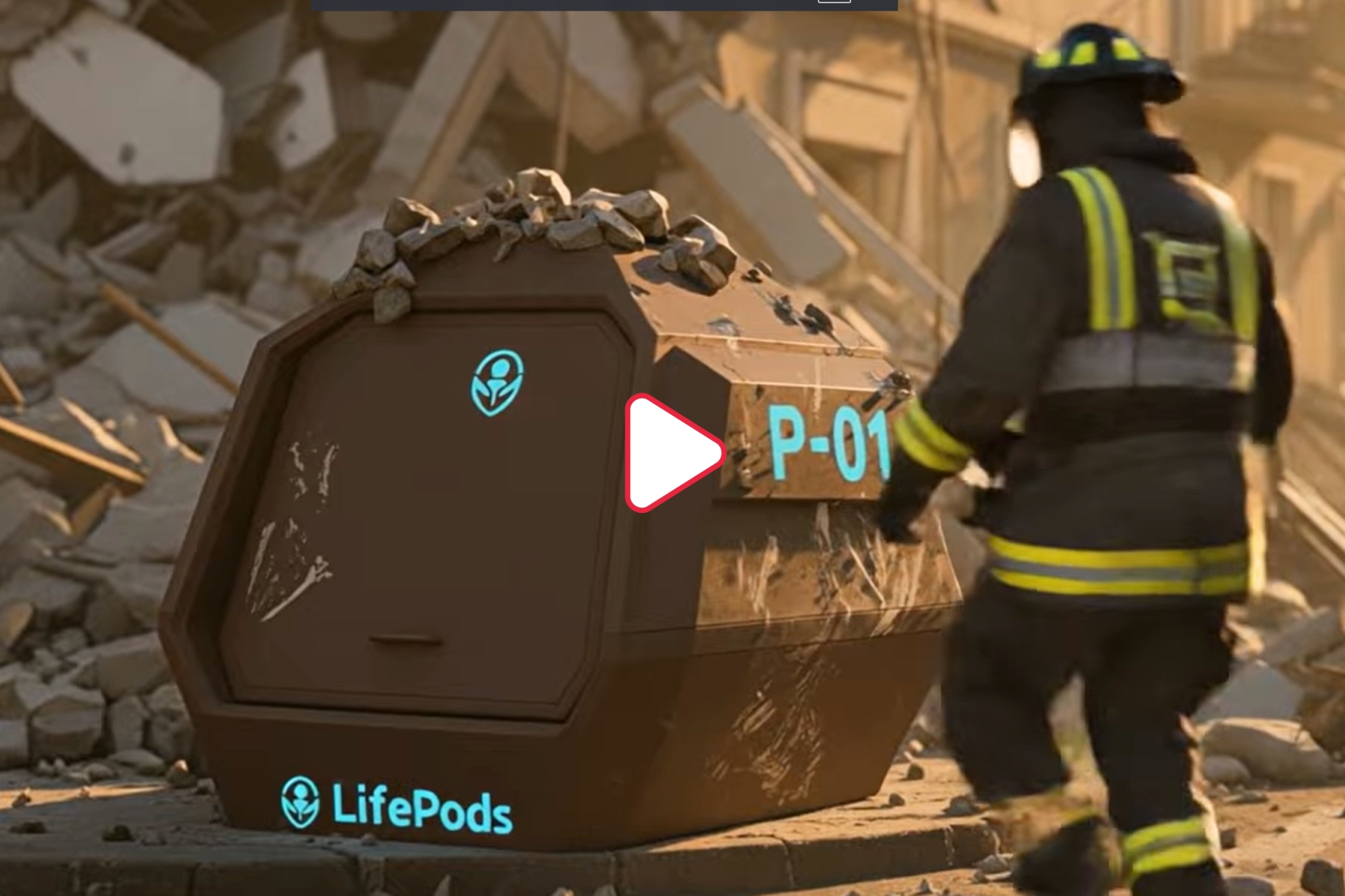 lifepods capsule sopravvivenza per guerra e calamità naturali