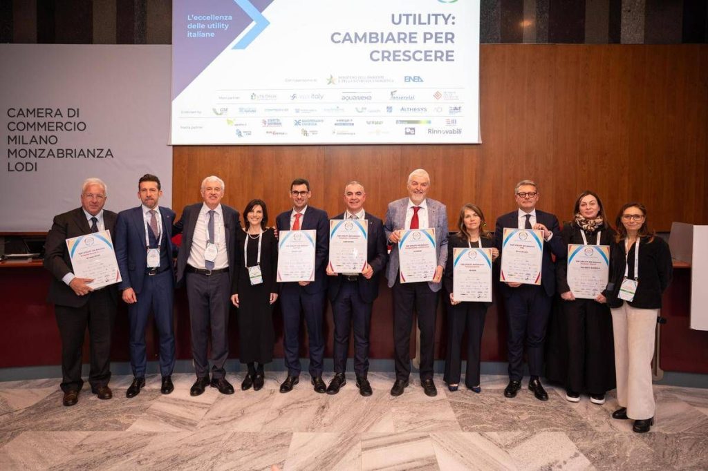 Imprese, Gruppo Cap vince Top Utility Award Assoluto