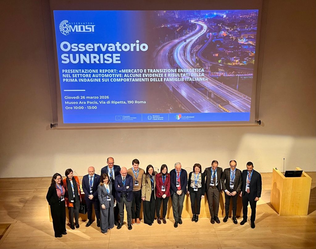 Relatori Osservatorio Sunrise