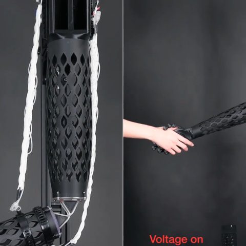 Muscolo artificiale elettrofluidico poliba mit