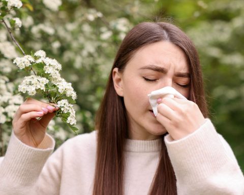 Allergia polline canva