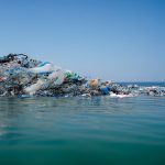 Isola di plastica oceano pacifico -