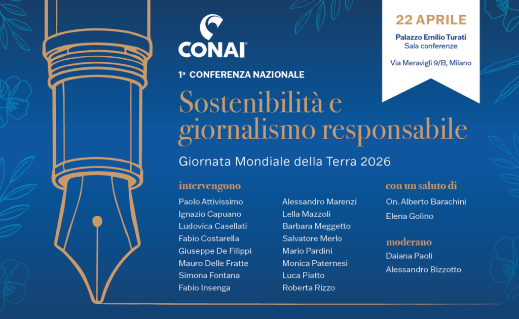 A Milano la prima conferenza nazionale Sostenibilità e giornalismo responsabile Diretta domani dalle 9:30