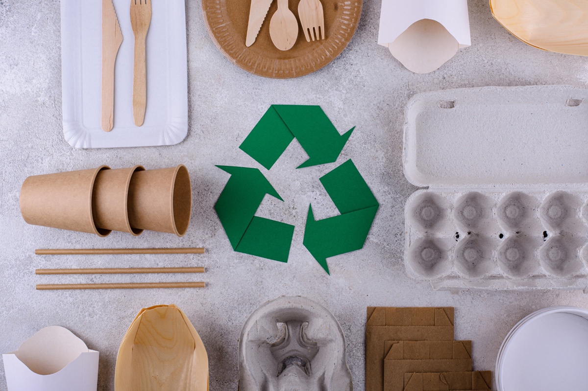 Imballaggi economia circolare canva