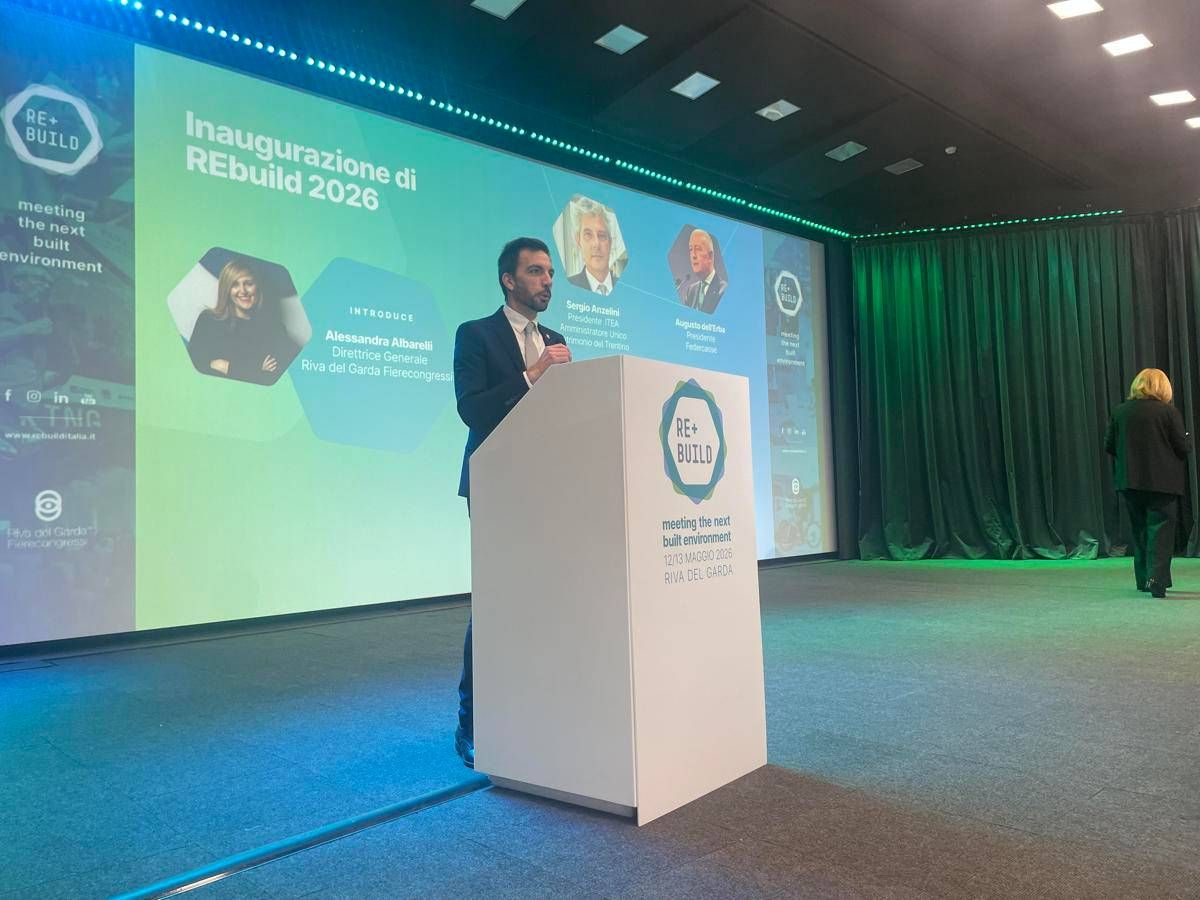 Rebuild 2026, Marchiori (Provincia Trento): "L’emergenza abitativa si affronta mettendo in rete i territori"