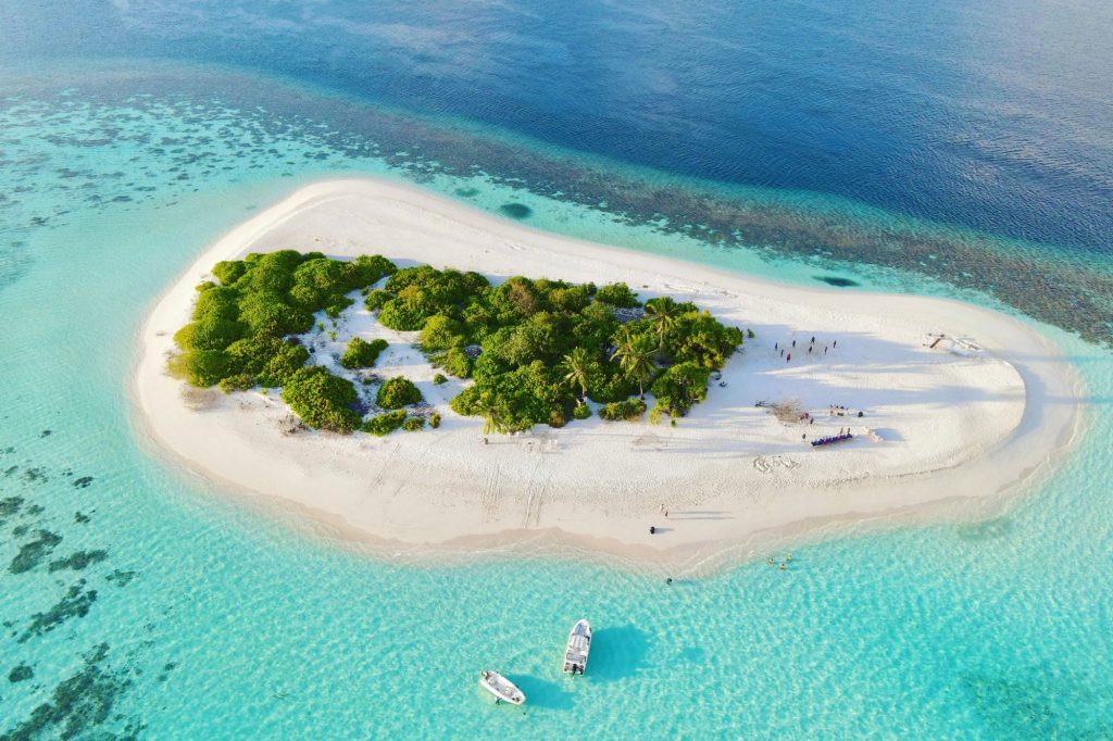 Maldive sabbia canva