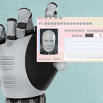 Robot carta identita canva
